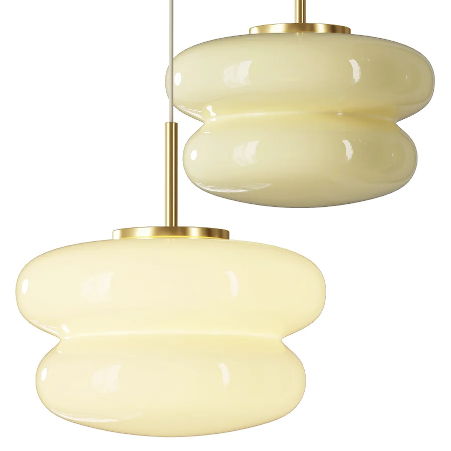 Opal Glass Pendant Lamp Baya Image 1