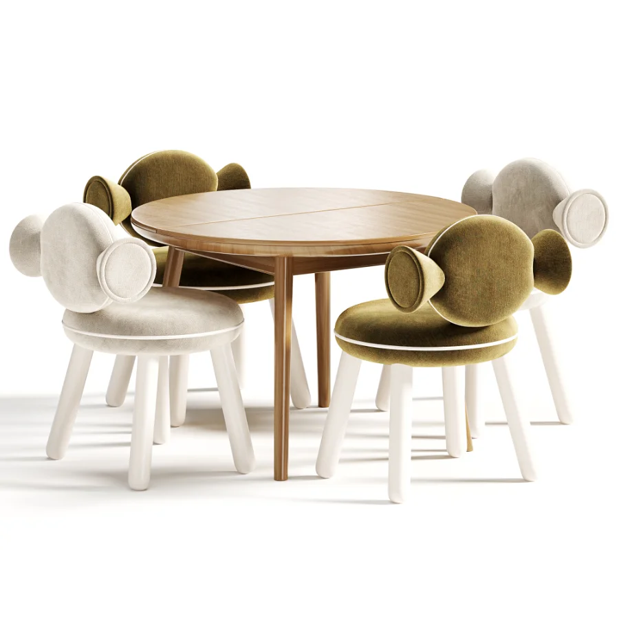 Детский стол и стулья Bonbon Chair By Circu Image 1