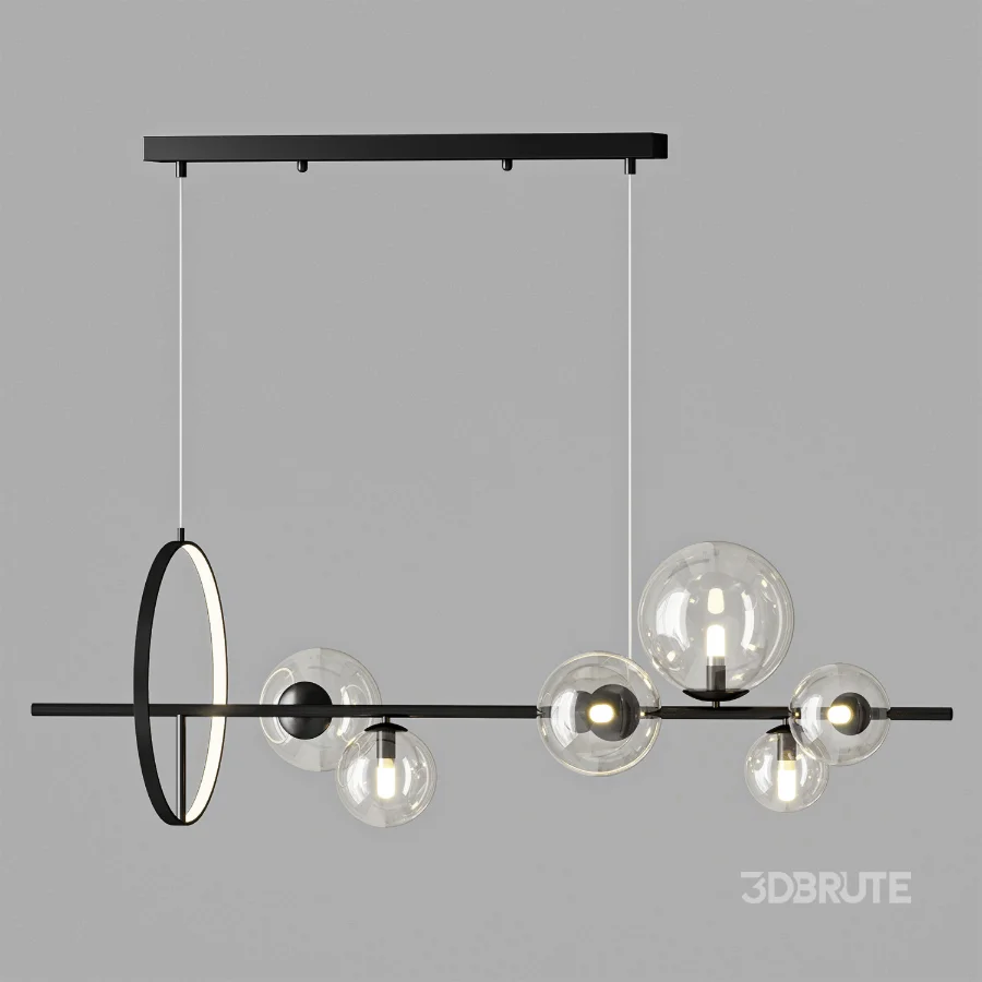 Ankur Ariel Modern LED Ring Chandelier Image 4