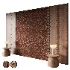 Timeless Wood Headboard with Artistic Panels - Thumbnail 1