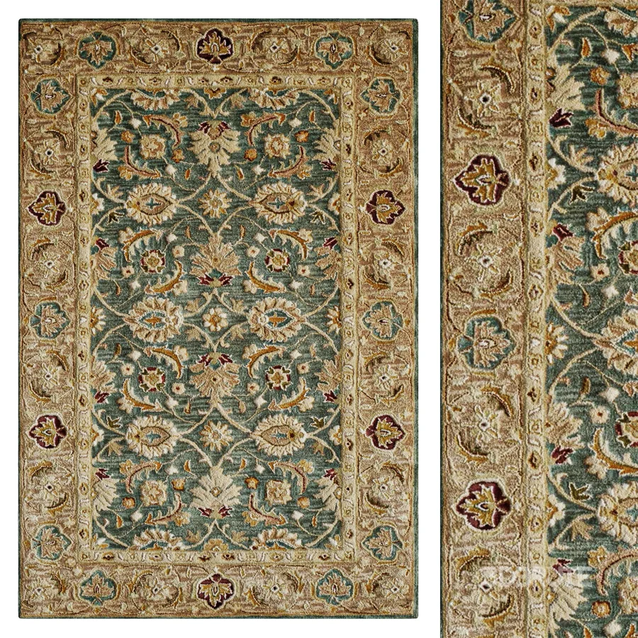 Taupe Area Rug Image 1