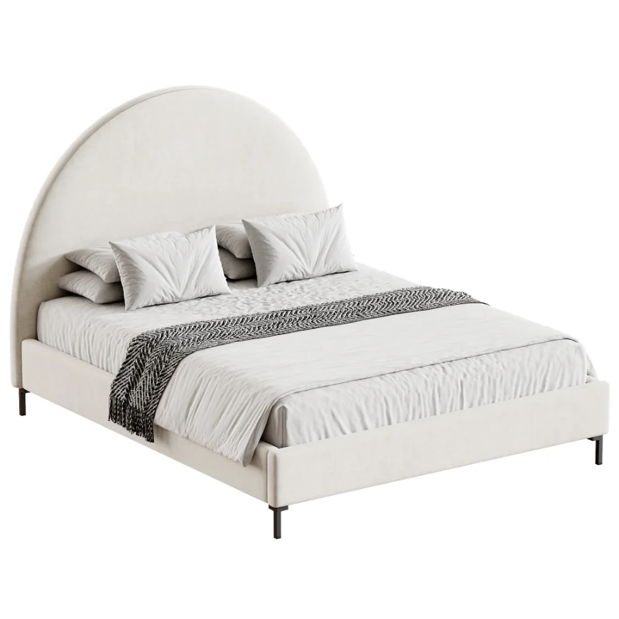 Lucilla Bed Metal Legs Image 1