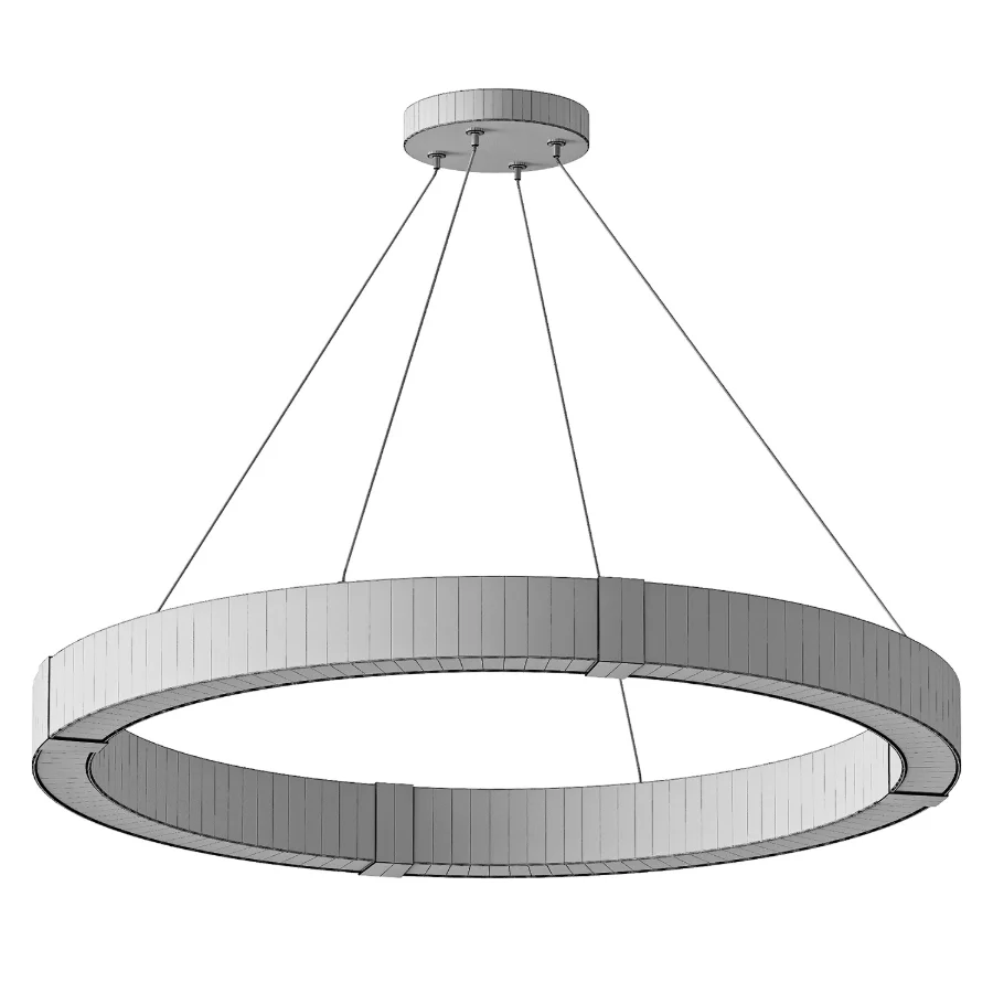 Circle Travertine Pendant Lamp Image 2