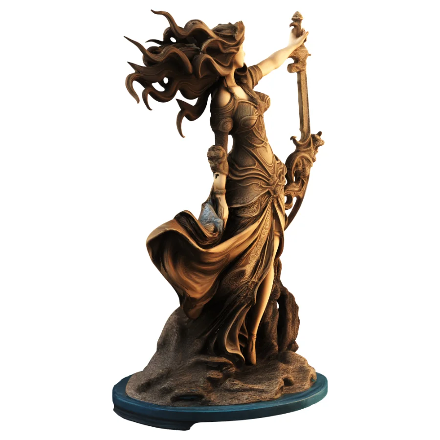 Decorative Woman Statue Image 2