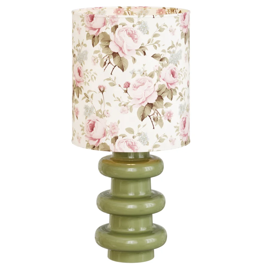 Petroleum Blue And Hemp Table Lamp Image 2