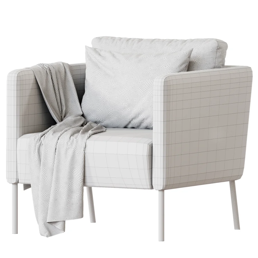 Bomstad black Armchair Image 4