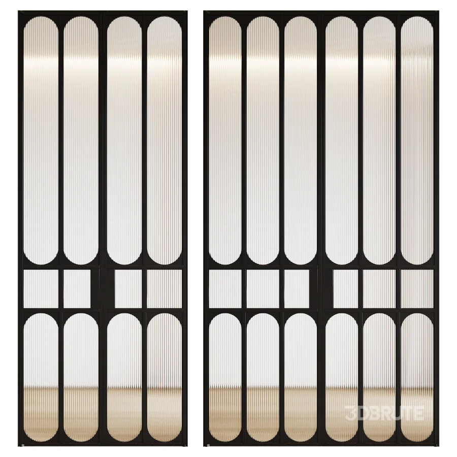 Aluminum doors in a hidden frame Image 4