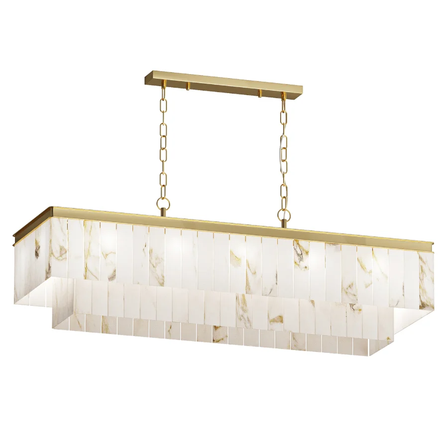 Natural Marble Dining Chandelier Image 2