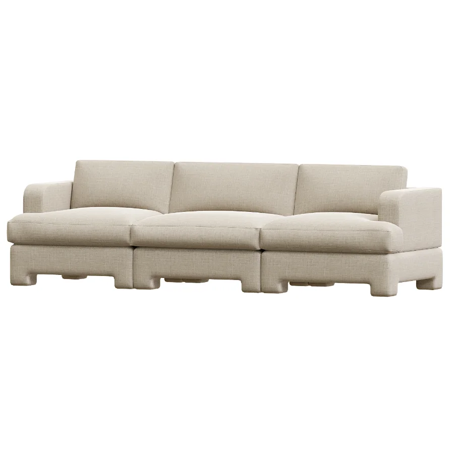 Jolie 3 Piece Modular Sofa Image 1