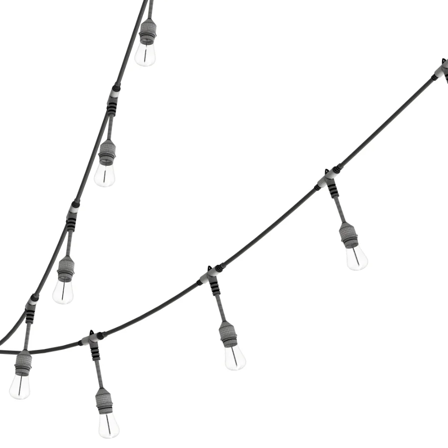 Editable Garland Retro Image 4