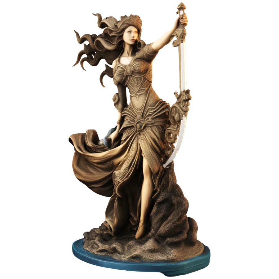 Decorative Woman Statue Image 1