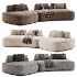 Sofa Residenza Modern Modular Sofa By Eichholtz - Thumbnail 5