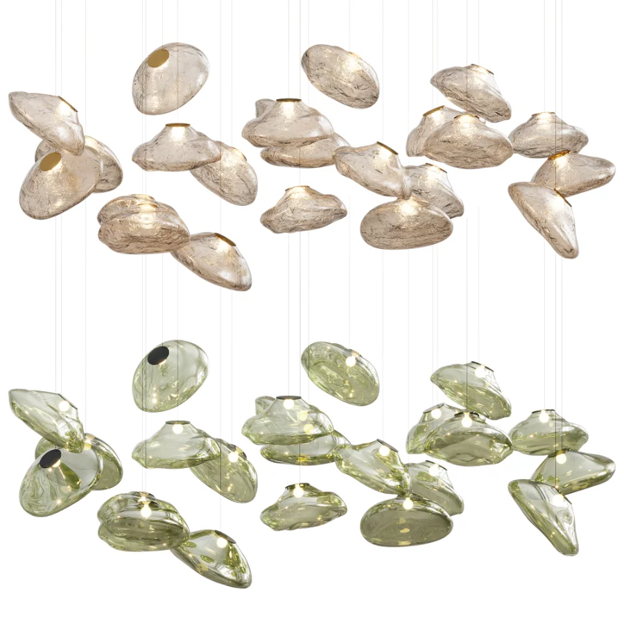 Random Glass Pendant Light By Pinlighting Image 5