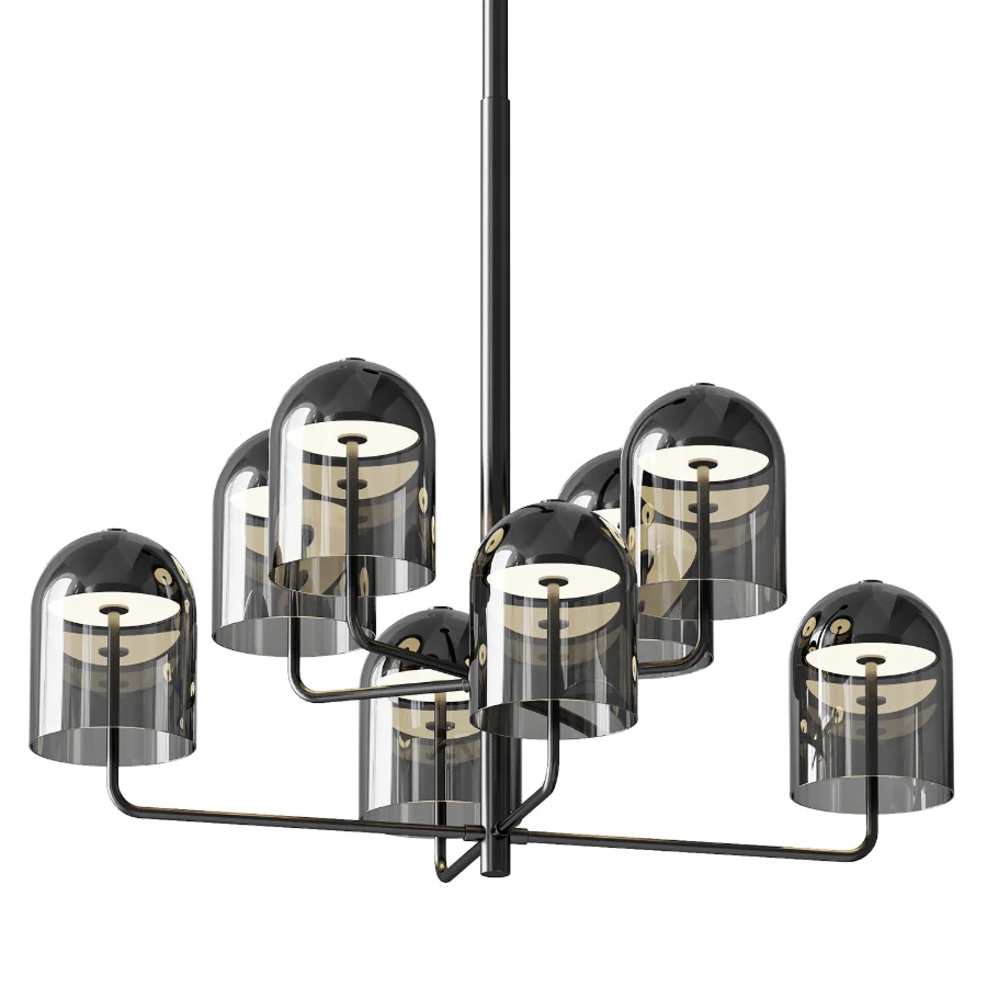 Venicem Doma Chandelier Linear Image 2