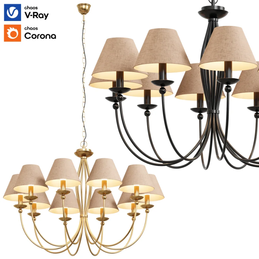 Lampa Wiszaca Gibas Rocco Chandelier Image 1