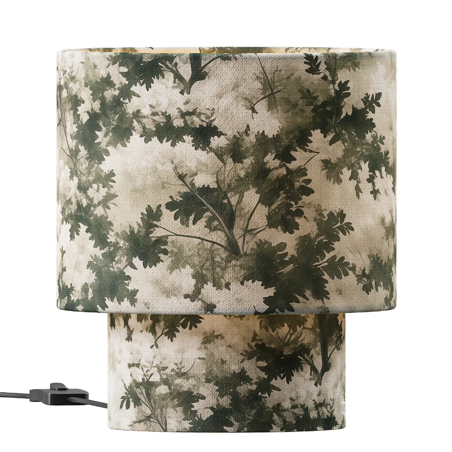 Covered Table Lamp Image 1