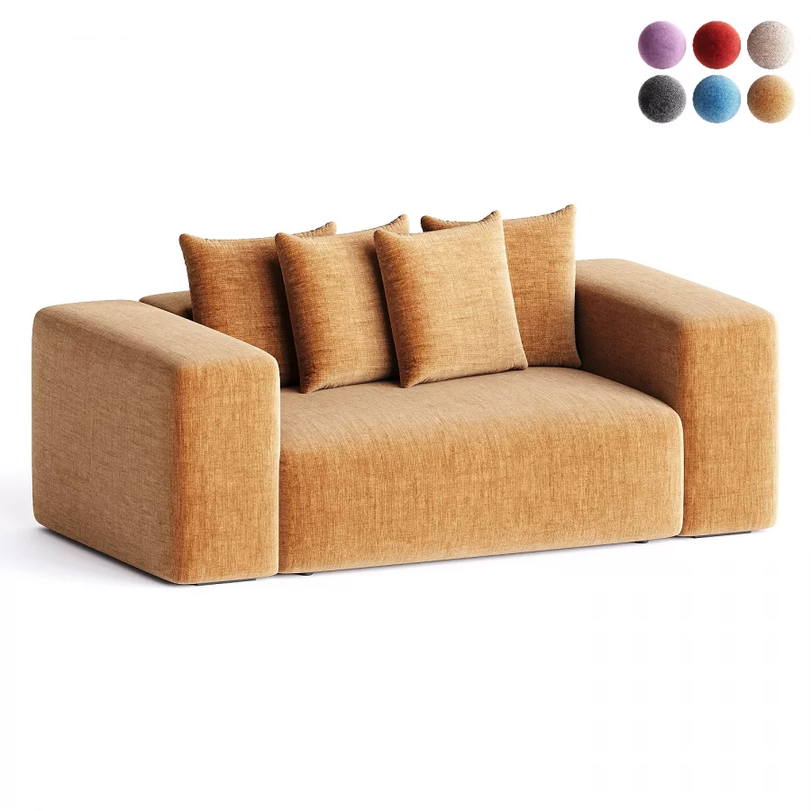 sariq uzun sofa voltaire Image 6