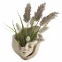 Ceramic Head Face Vase Pampas Grass - Thumbnail 4