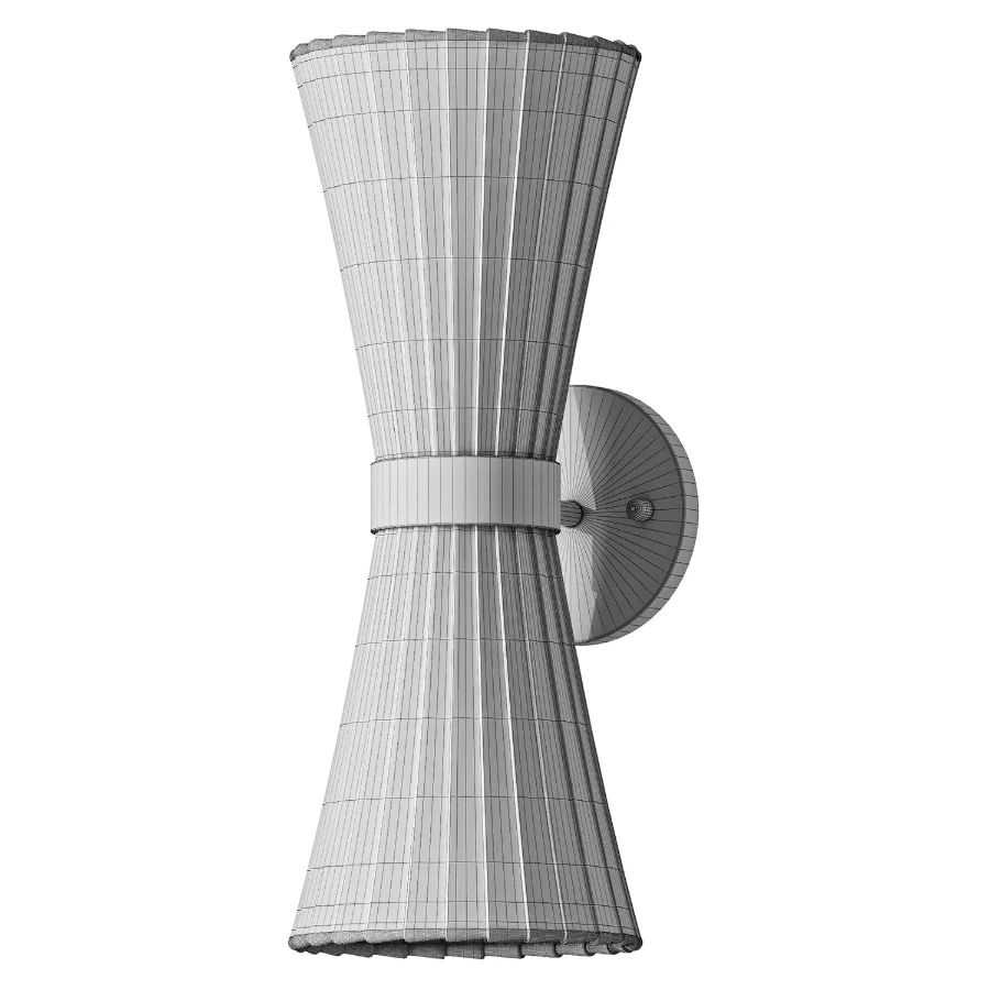 Modo 2 Light Steel Dimmable Armed Sconce Image 4