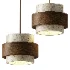 Docos Cole Travertine Pendant Lamp - Thumbnail 1