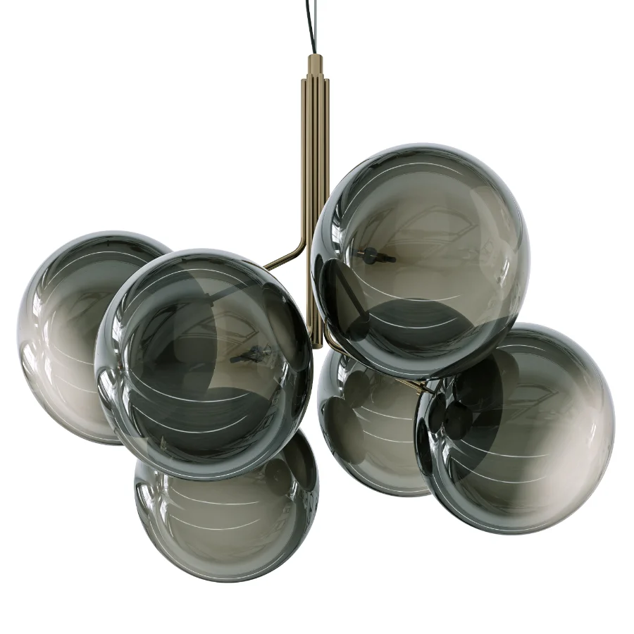 Bolle Cielo 6 Spheres Suspension Lamp Image 2