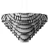 Sirene Smoke Glass Round Chandelier 65 - Thumbnail 3