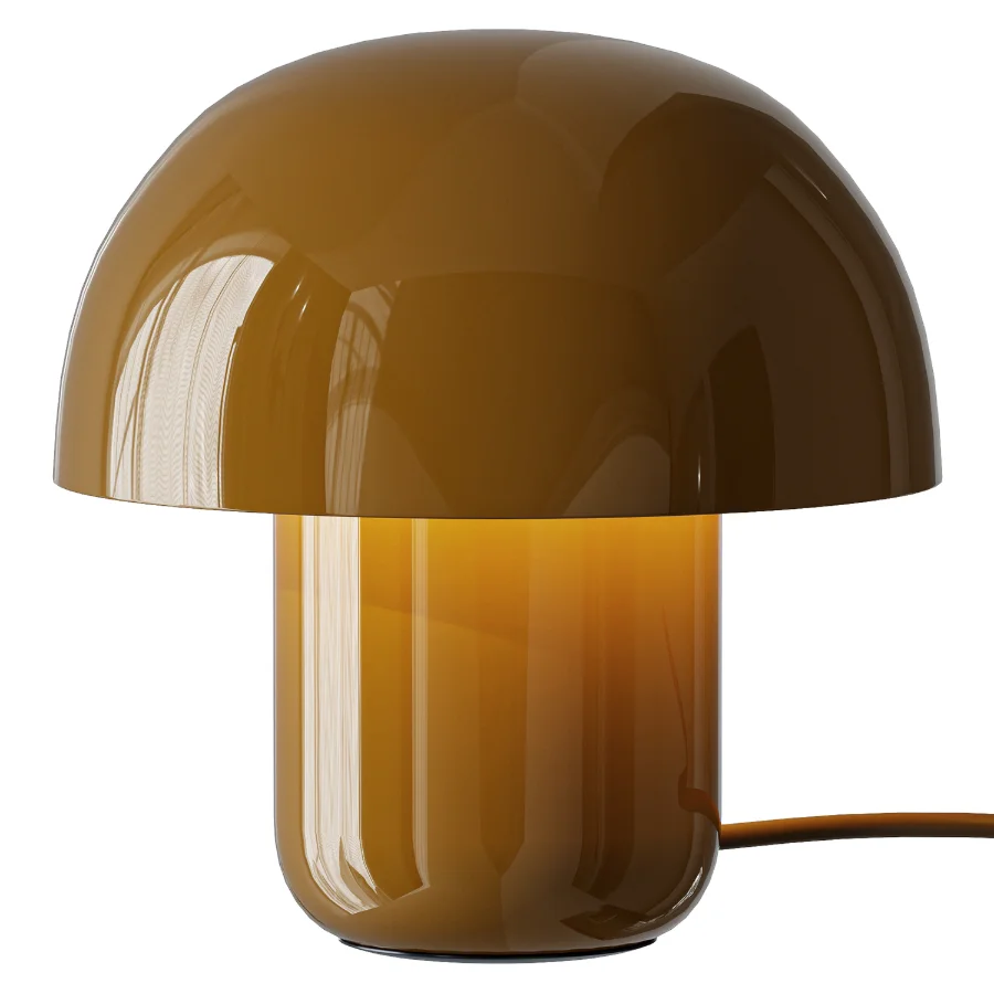 Morel Lamp in Deep Fir Green Image 1