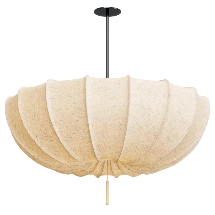 Traditional Japanese Light Chandelier For Living Room Image 3