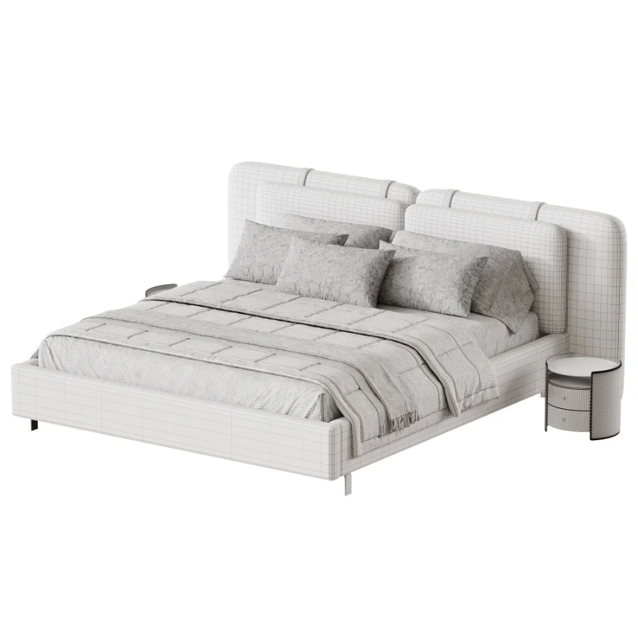 Minotti Tatlin Soft Bed Image 4