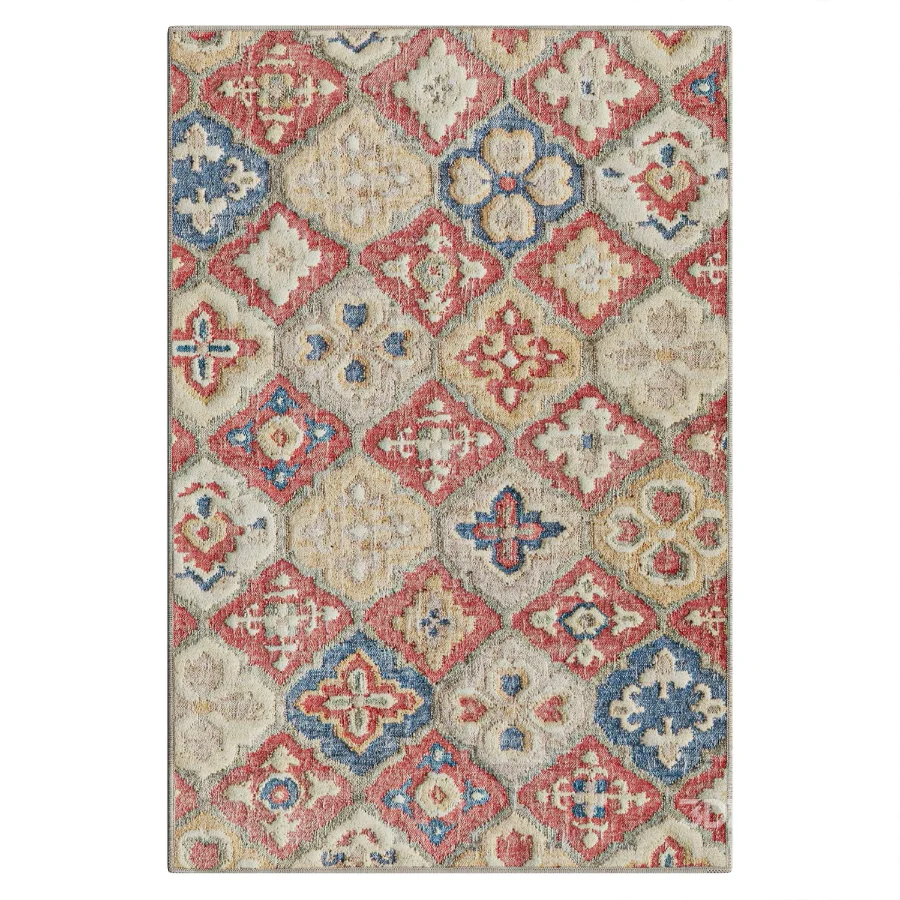 Pali Multi Machine Washable Rug Image 2