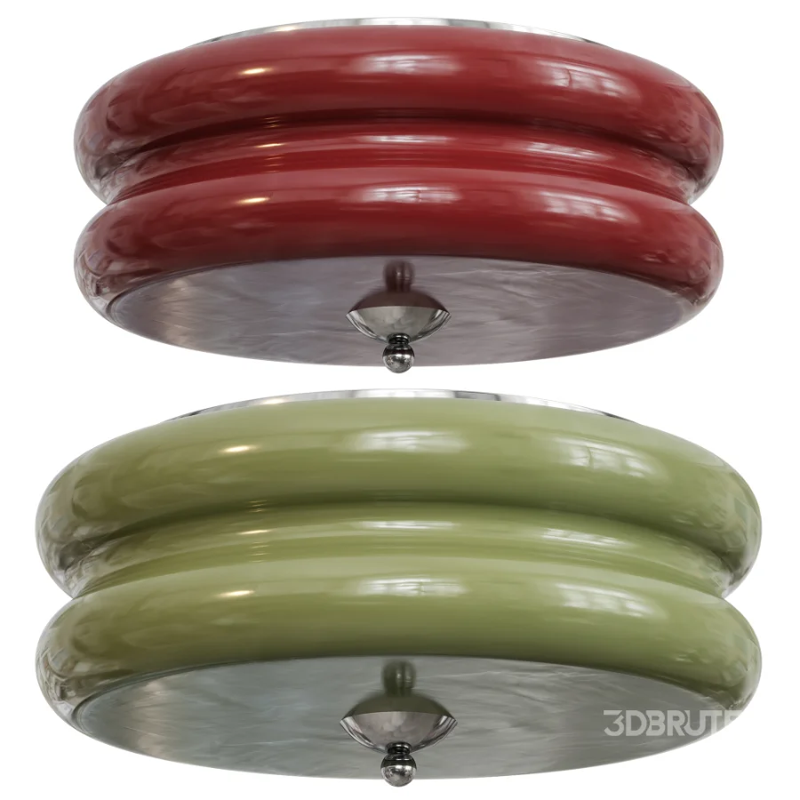 Art Deco Vintage Ceiling Light Image 6