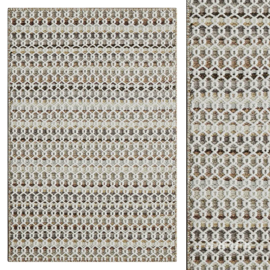 Poppy Natural Handwoven Wool Rug Image 1