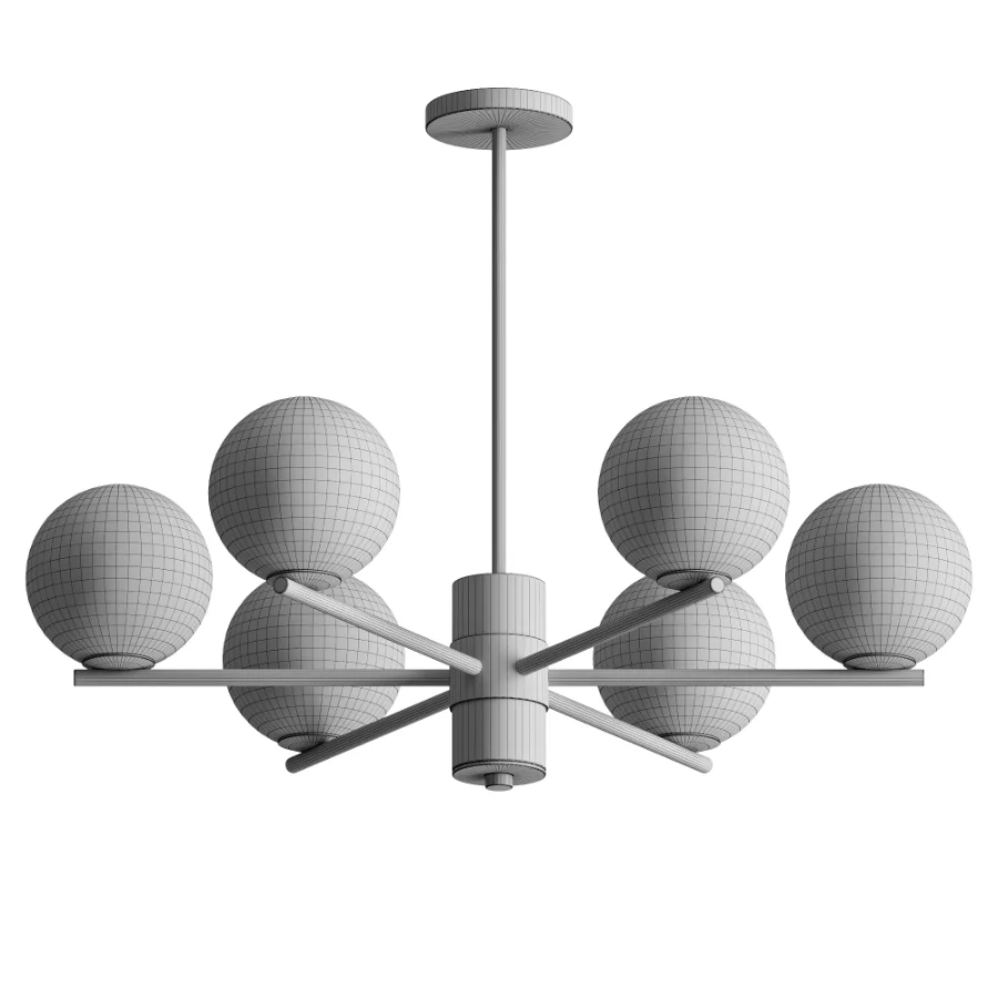 Marais Chandelier 6 heads Image 3