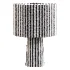 Blendra Graphic Cylindrical Form Pattern Table Lamp - Thumbnail 5
