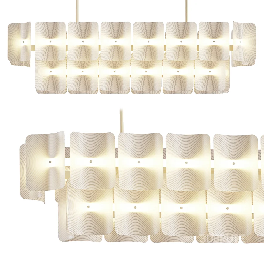 Fingerprint Linear Chandelier Image 3