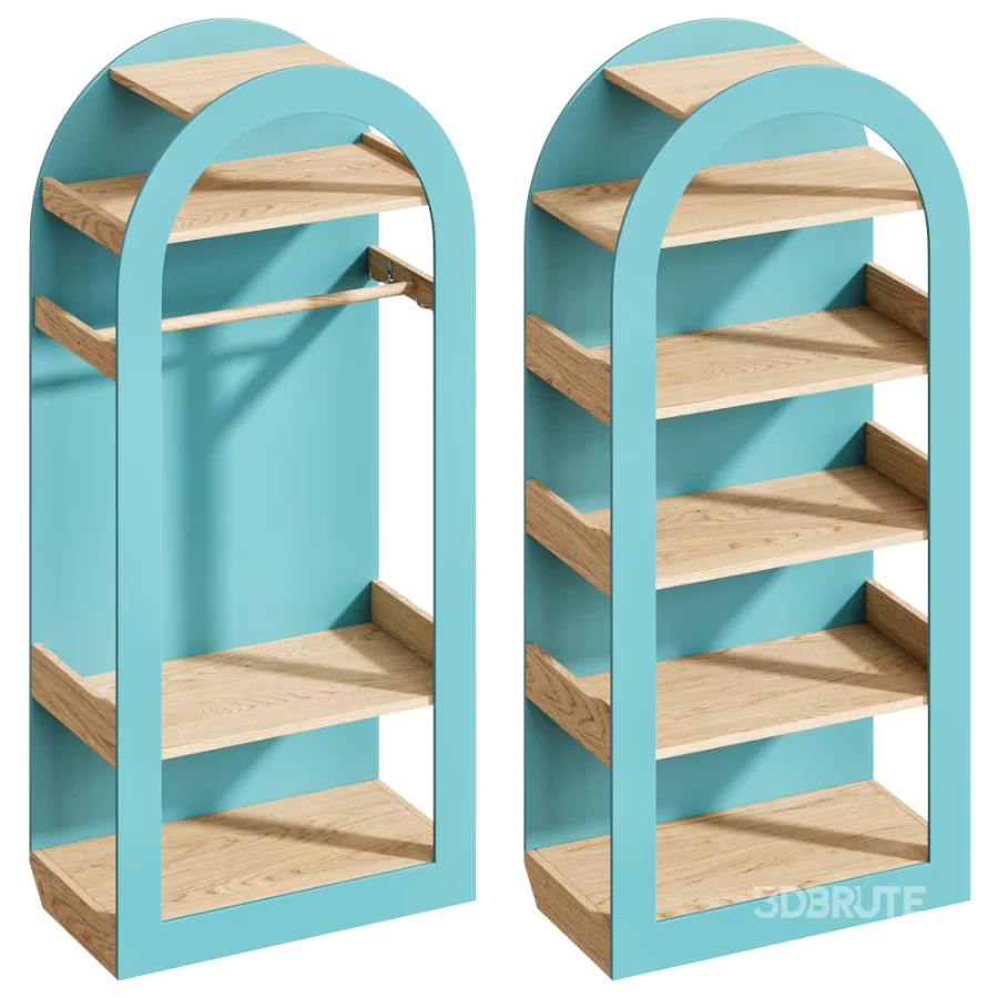 Arco High Rack Open Cabinet By Montessori Home Image 4