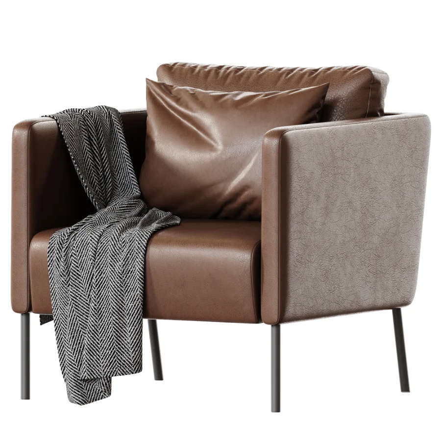 Bomstad black Armchair Image 3