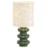 Petroleum Blue And Hemp Table Lamp - Thumbnail 6