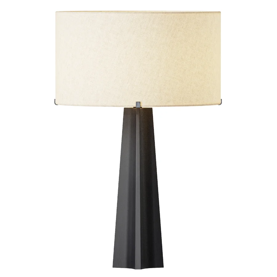 Isla Bronze Triangle Table Lamp Image 3