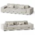 Light Gray Sofa Severino - Thumbnail 1