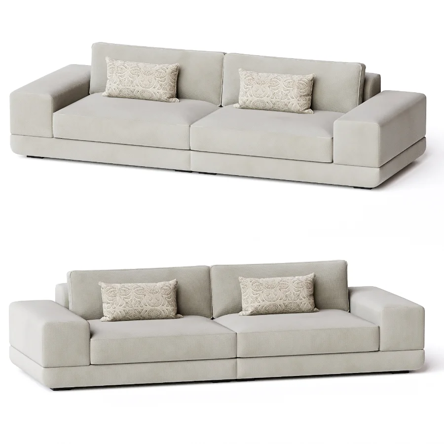 Light Gray Sofa Severino Image 1