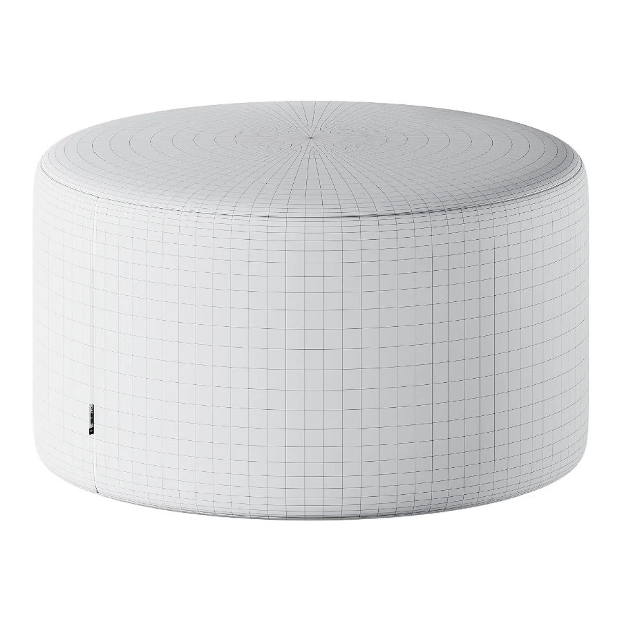 Pouf Kofi 3 Velour Red Image 4