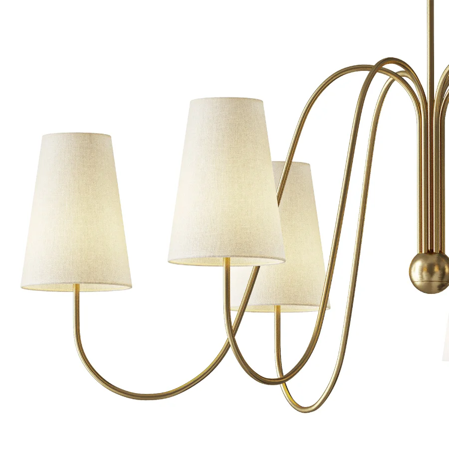 Palmer Metal Round Chandelier Image 2