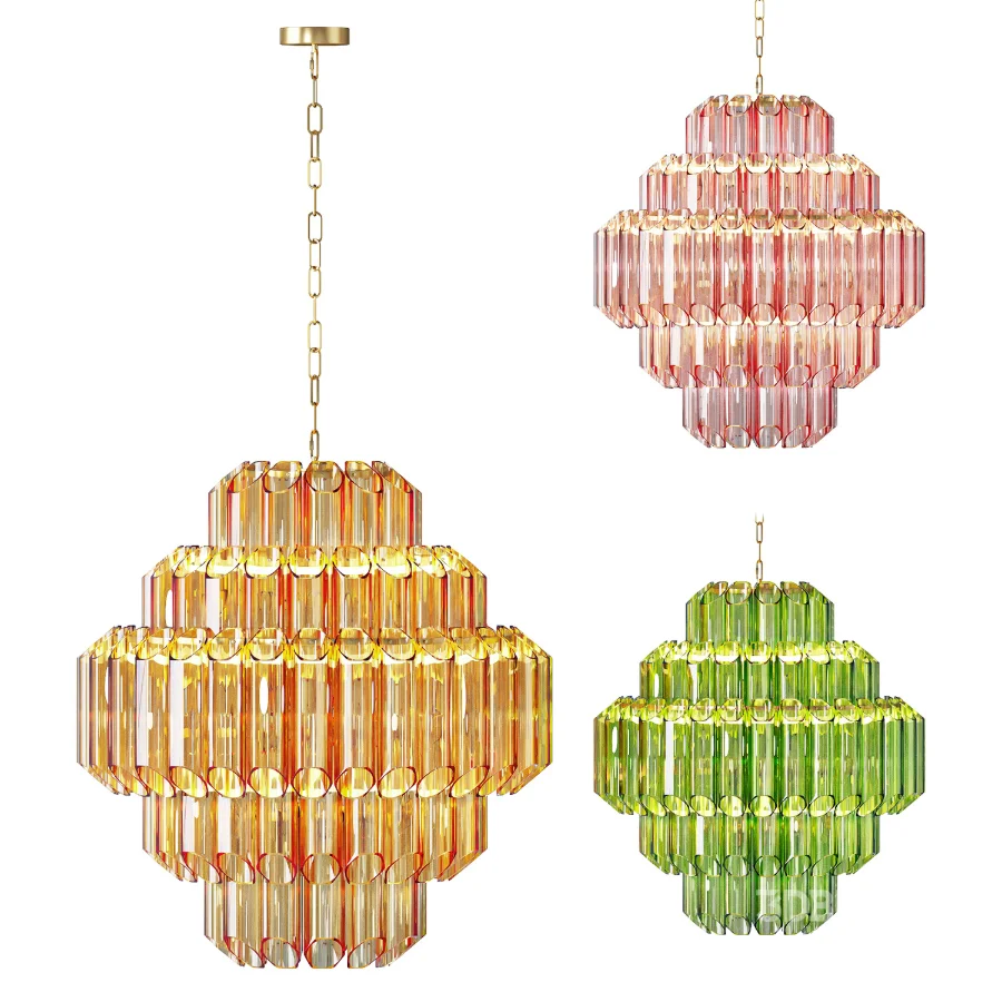 Aurum Cascade Murano Chandelier Image 1