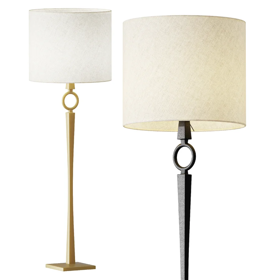 Easton Forged Iron Floor Lamp Image 1