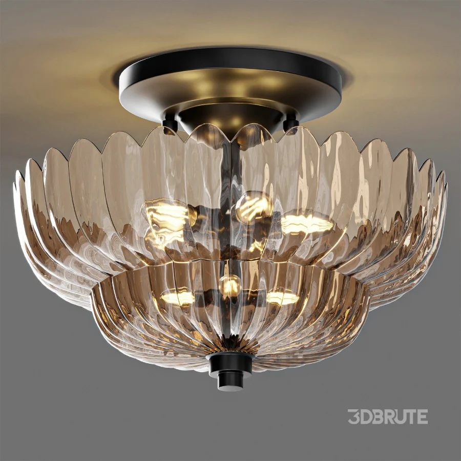 Raveena Semi Flush Mount Ping Lighting Image 1