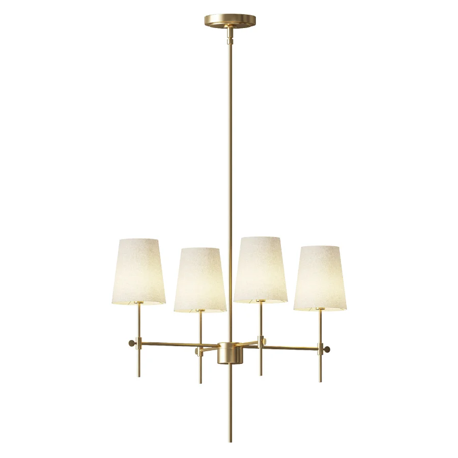 Agathon 4 Light Dimmable Chandelier Image 2