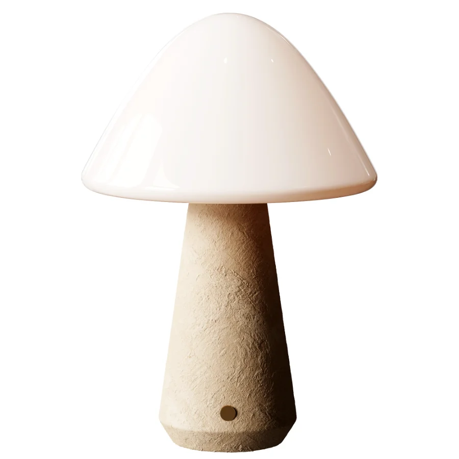 West Elm Illaria Cordless Mushroom Table Lamp Image 2