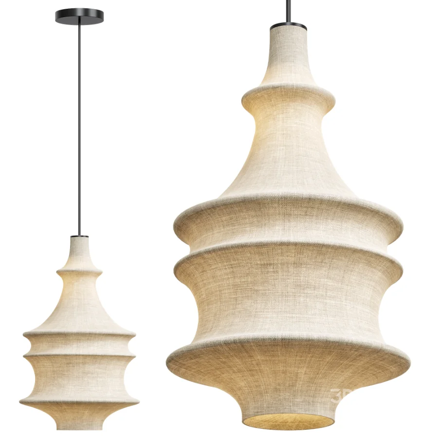 Saint III Crochet Pendant Lamp Image 5