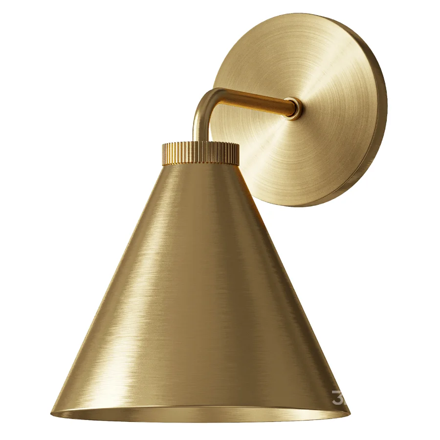 Korvi Iron Tapered Sconce Image 2